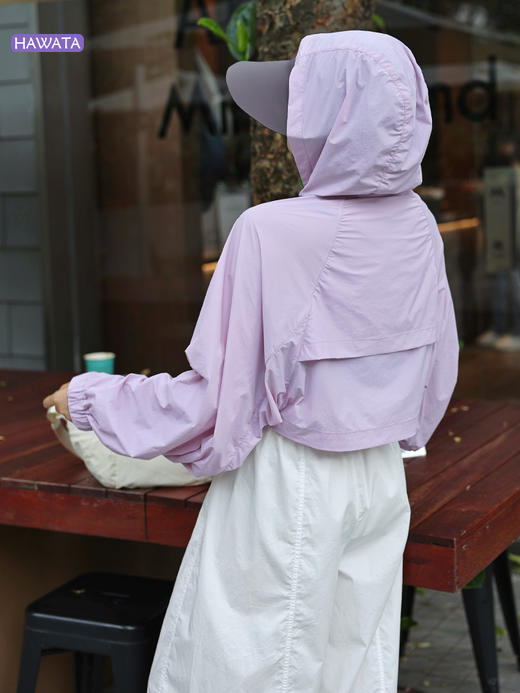 哈瓦塔轻氧空气UPF150短款防晒外套 商品图2