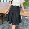 奢姿大码女装2025夏季减龄时尚裙子胖妹妹通勤A字百搭简约半身裙9952493963B 商品缩略图0