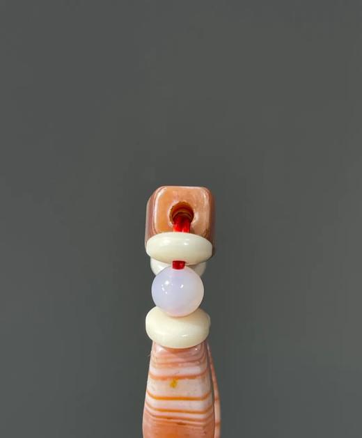 缠丝红白玛瑙四方橄榄珠手链，顺丰包邮 商品图6