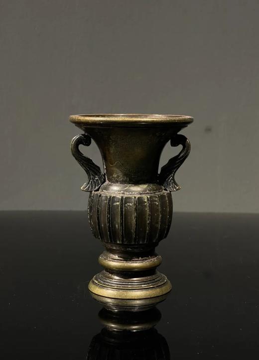 青铜羽翼耳多棱花觚，顺丰包邮 商品图8