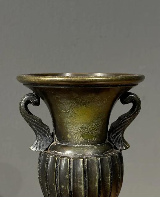 青铜羽翼耳多棱花觚，顺丰包邮 商品图10