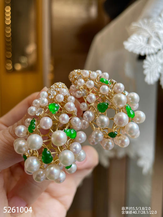 5261004，葫芦耳坠。具体价格微信咨询 商品图3