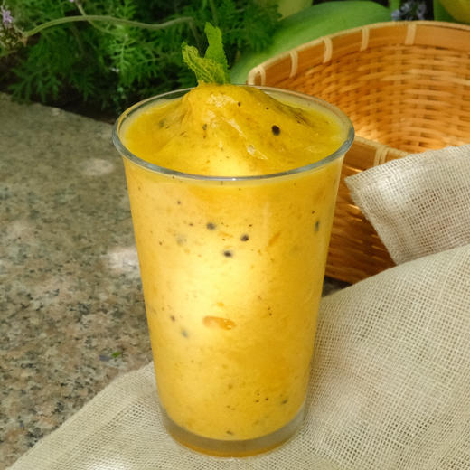 芒果百香果果昔  Mango & passionfruit yoghurt smoothie 商品图0