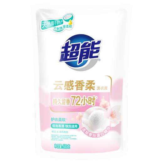 超能云感香柔洗衣液500g*2 商品图1