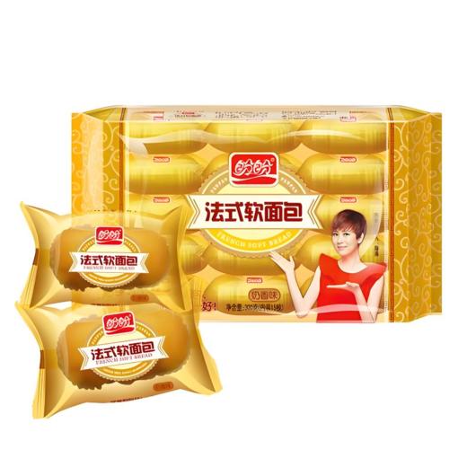 【亚欧超市】盼盼奶香味法式软面包 200g(10枚)/袋 商品图0