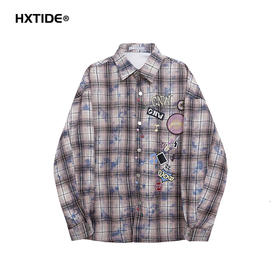 【新品上新】HX 春季衬衫式茄克衫外套扎染风格C105510014101