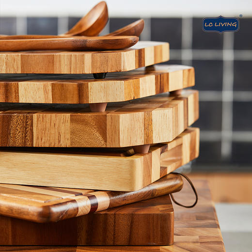 【菜板界天花板】泰国进口相思木棋盘格菜板4CM加厚 商品图3