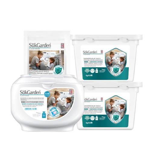 蔬果园3D洗衣凝珠（浓缩强效型）-10g*50颗*1盒+蔬果园蓝盾蓝风铃香水洗衣凝珠-8g*30颗*2盒+蔬果园蓝盾蓝风铃香水洗衣凝珠-8g*10颗（袋装）*1袋 商品图6