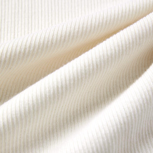 ROMI STUDIO桑蚕丝绵羊毛混纺坑条肌理V领修身毛织背心RWCSST2254 商品图4