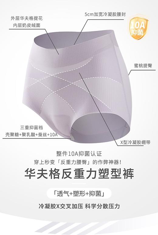 点此购买 爱Ｍ女士华夫格反重力塑形款内裤 艾 317207 商品图4