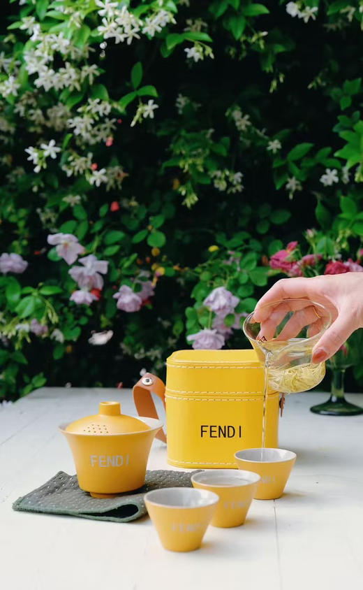 贸易公司渠道，外贸FENDI芬迪svip会员礼遇茶具礼盒套装，旅行套装。五件套➕收纳盒。数量不多 商品图2