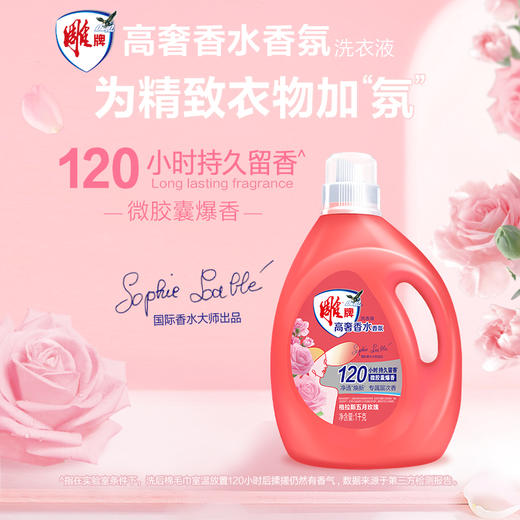 雕牌高奢香水香氛洗衣液1kg(五月玫瑰)*2瓶 商品图2