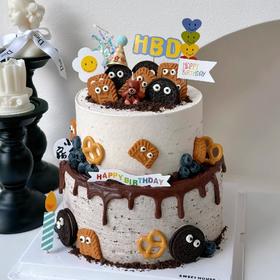 【网红饼干派对创意蛋糕019款】