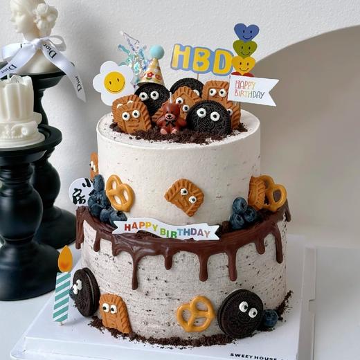 【网红饼干派对创意蛋糕019款】 商品图0