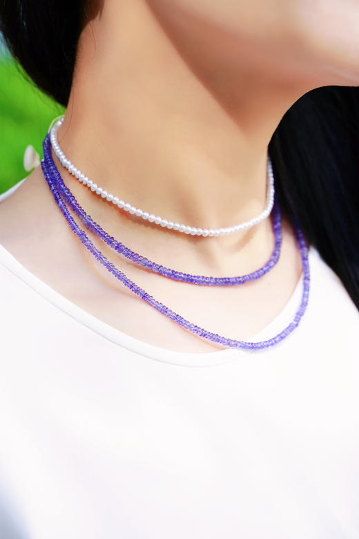 坦桑石项链，单圈1180/双圈1980 商品图0