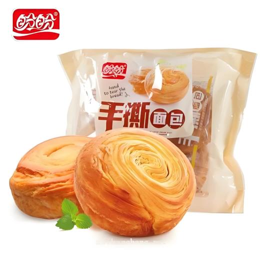 【亚欧超市】盼盼奶香味手撕面包 4枚装160g/袋 商品图0