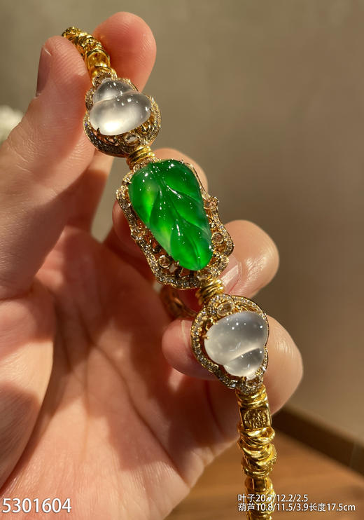 5301604，叶子手链。具体价格微信咨询 商品图0