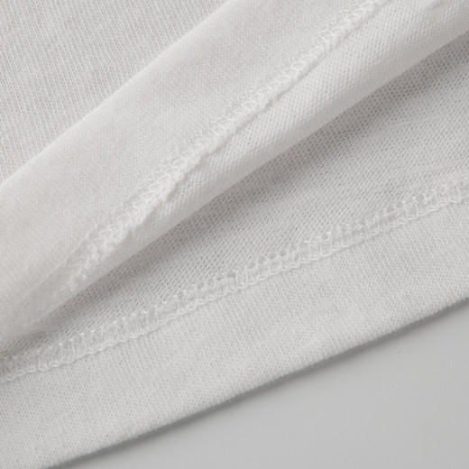 ROMI STUDIO“Clean fit”棉质麻肌理感圆领宽松短袖T恤 RWCSSX3047 商品图3