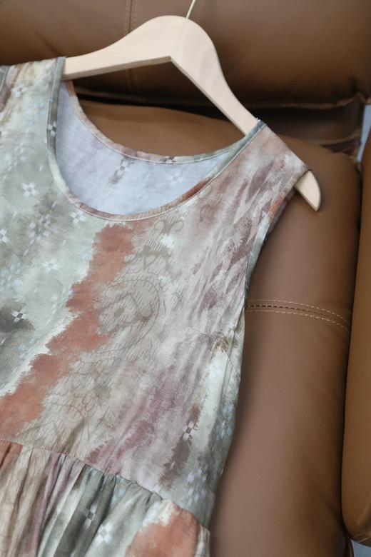 LPIUTY品牌直发！ 棠梨褐天丝连衣裙 C1225038 商品图11