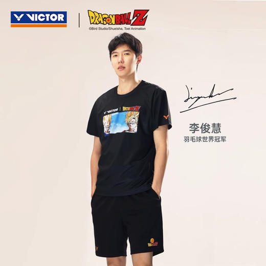 威克多胜利 中性款 七龙珠系列 针织T恤 T-501DBZ / T-502DBZ / T-503DBZ / T-504DBZ 商品图5