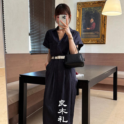 【部分现货】良木礼纯亚麻连衣裙（84672） 商品图2