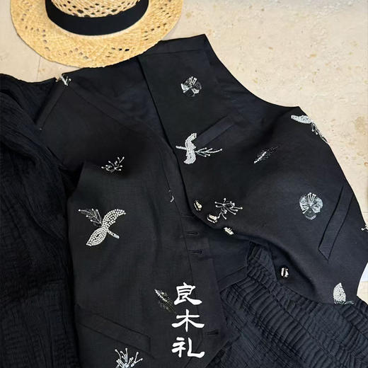 【预售7天】良木礼亚麻马甲&吊带裙 商品图1