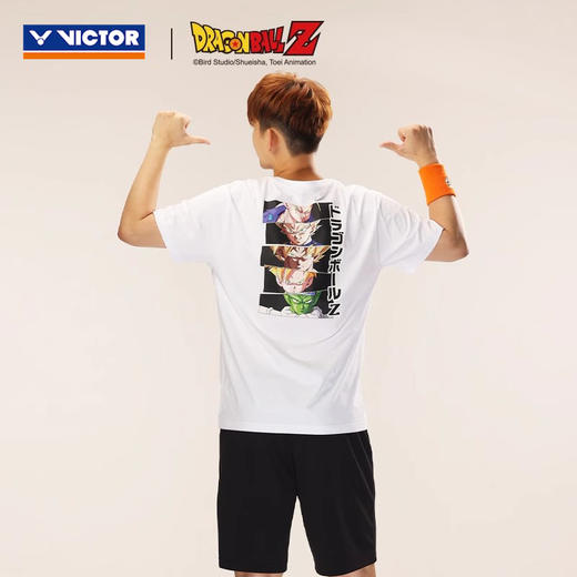 威克多胜利 中性款 七龙珠系列 针织T恤 T-501DBZ / T-502DBZ / T-503DBZ / T-504DBZ 商品图4