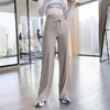 跃牌【禅语梵心】高腰螺纹收腹运动宽松直筒长裤女速干跑步显瘦健身裤CK5110 商品缩略图2