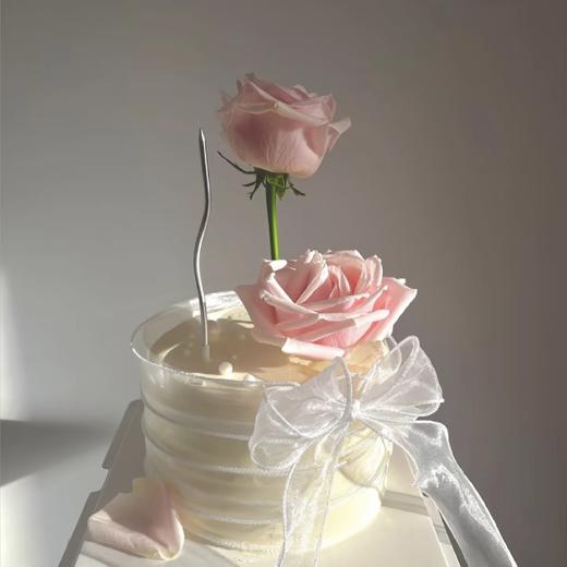 【粉色浪漫】鲜花蛋糕 商品图0
