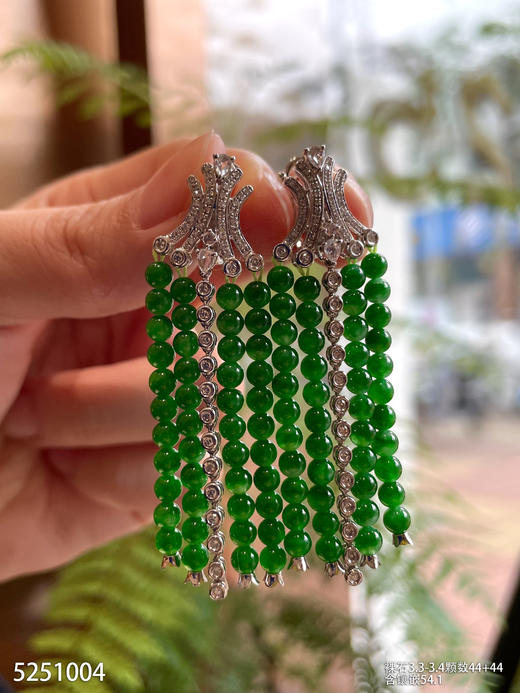 5251004，珠子耳坠。具体价格微信咨询 商品图5