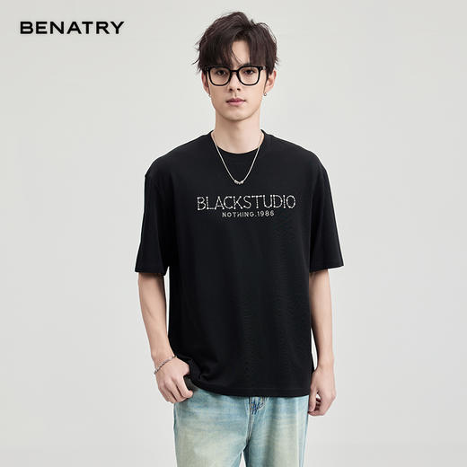 贝纳川圆领短袖T恤ECF114111 商品图0