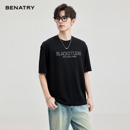 贝纳川圆领短袖T恤ECF114111 商品图3