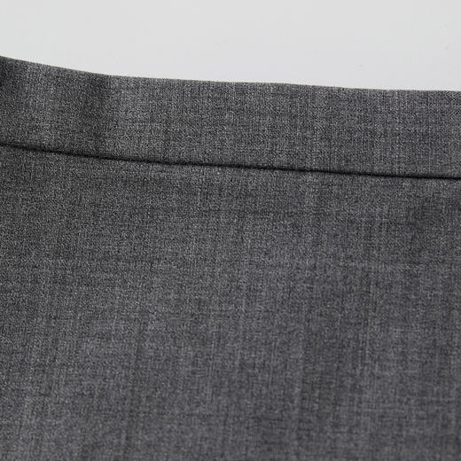 ROMI STUDIO可机洗绵羊毛混纺极简灰色花纱感直筒半裙 RWCSXD2093【发货时效25天】 商品图2