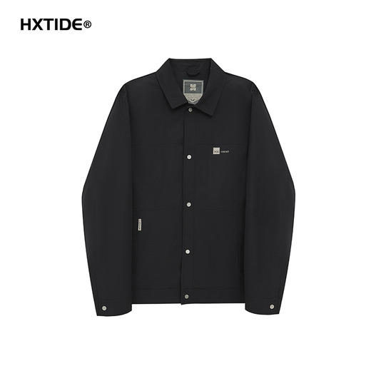 【新品上新】HX 春秋季翻领茄克衫Y105510027101/02 商品图2