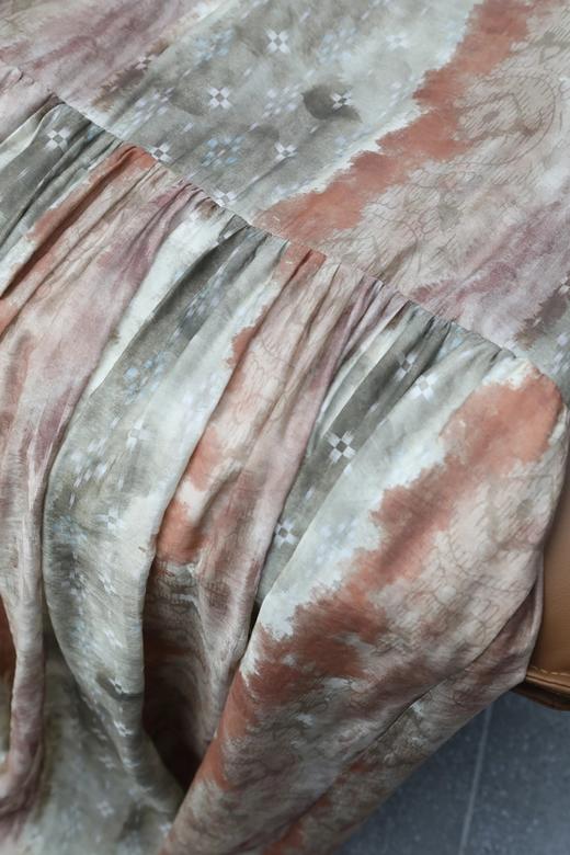 LPIUTY品牌直发！ 棠梨褐天丝连衣裙 C1225038 商品图7