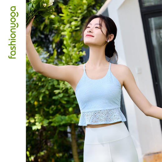 F15214蕾丝荷叶边背心 商品图6