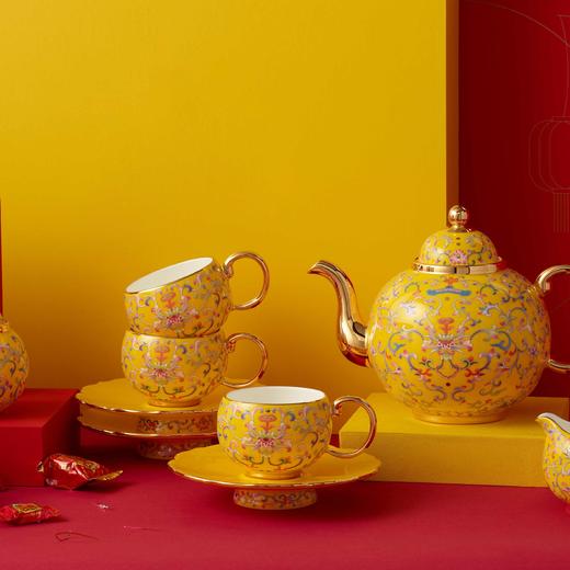 【6F】国瓷永丰源 新宫廷瓷17头茶咖具 商品图0