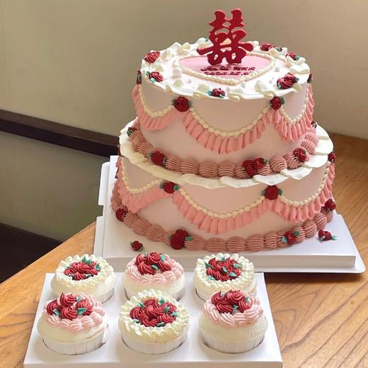 ［订婚之喜］创意双层➕6粒纸杯组合 商品图0