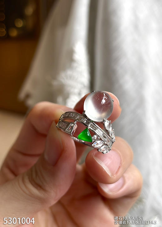 5301004，蛋面戒指。具体价格微信咨询 商品图3