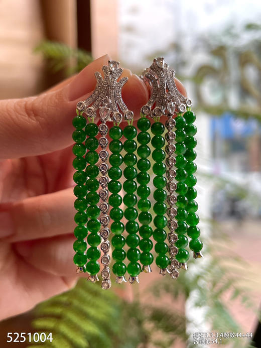 5251004，珠子耳坠。具体价格微信咨询 商品图3
