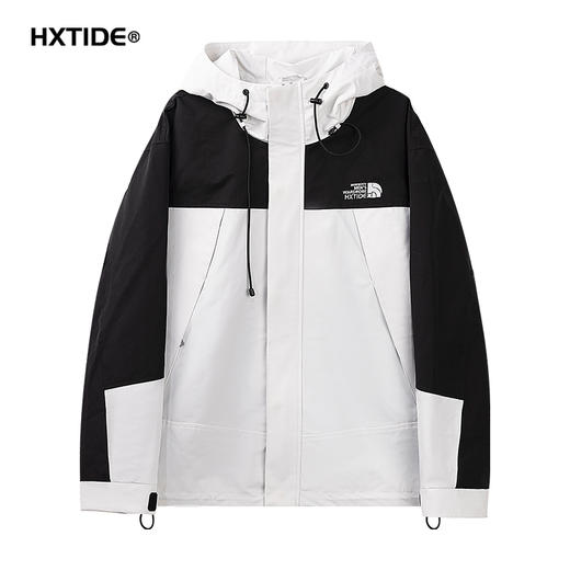 【新品上新】HX 春季带帽茄克衫外套冲锋衣户外S105411246101 商品图0