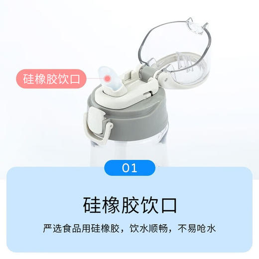 MM 山姆 膳魔师Tritan运动吸管瓶套组 700ml*2 商品图4