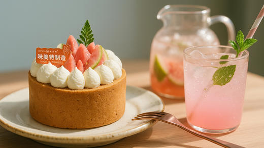 味美特“蓝莓女王卷/草莓女王卷二选一，女王卷的入口即化搭配时令水果-让你一口停不下来 商品图1