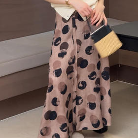 【现货】良木礼圆点半裙3987