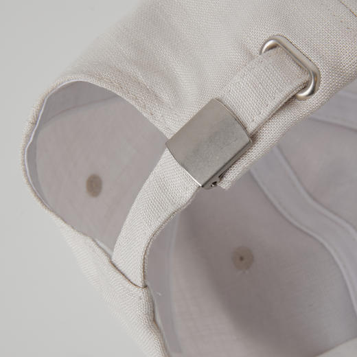 ROMI STUDIO亚麻莱赛尔混纺极简休闲运动原麻色棒球帽 RWCLP33102【发货时效25天】 商品图4