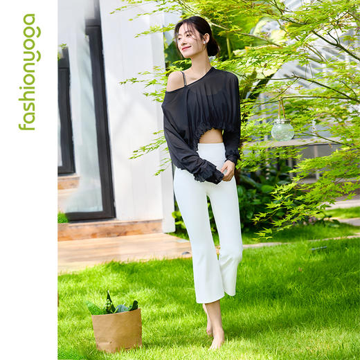 F15335圆领网纱长袖外搭 商品图5