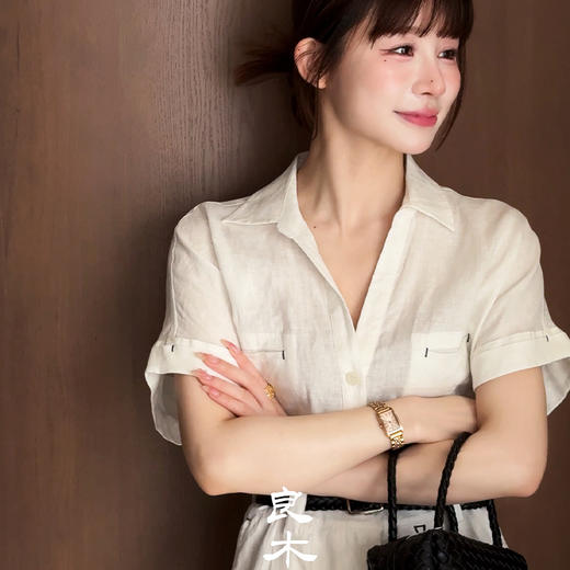 【部分现货】良木礼纯亚麻连衣裙（84672） 商品图0