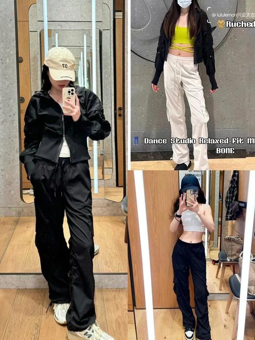 立体版型！显瘦显高!!!【lu家DanceStudio直筒休闲口袋工装神裤】万众瞩目的工装裤来啦～褶皱面料，轻薄透气，夏天穿也不闷，上身很轻！重点显腿长显瘦!!! 商品图11