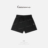 COCO ZONE 刘一一 修饰腰身显瘦简约松紧腰抽绳运动短裤 CD1A0319 商品缩略图0