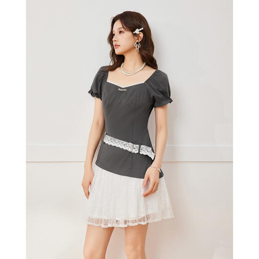 IEF/爱依服2025夏季 美式时尚甜酷个性辣妹设计感百搭连衣裙DZ42913- 商品图3